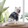 Hawai Beach clothing for Pet Dog Cat T-Shirts Cute for Small to Medium Dog Cats Cool Summer Vest Camp Shirt Clothes; dog clothes